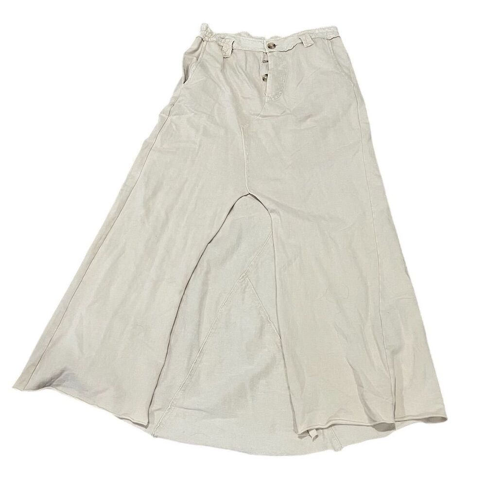FP One Women's White Flared Skirt Size M Casual Summer